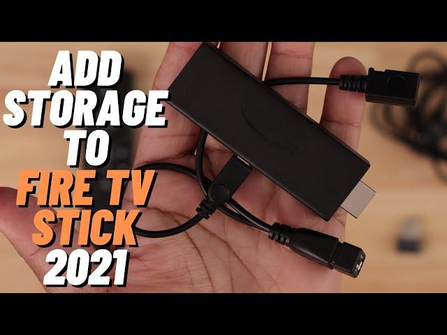 How To Add Storage to Amazon Fire TV Stick 2021 Tutorial | Mchanga