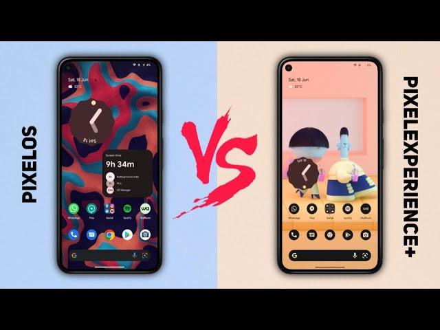 Android 12L - ft. Pixel OS vs Pixel Experience Plus | Better choice for you ?