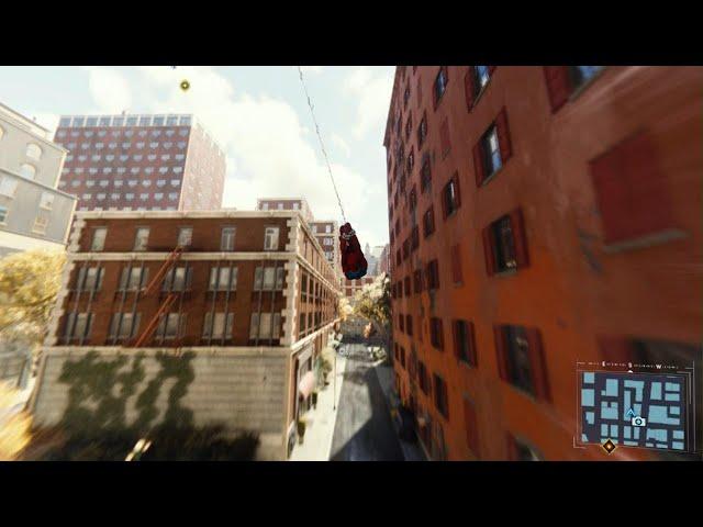 How fast web swinging should be in Spider-Man 2