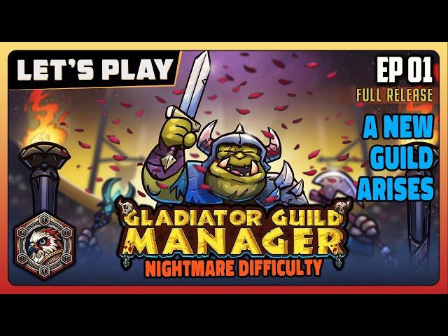 Gladiator Guild Manager | EP01 | Game Play | Let's Try | A Strategic Autobattler Arena Sim