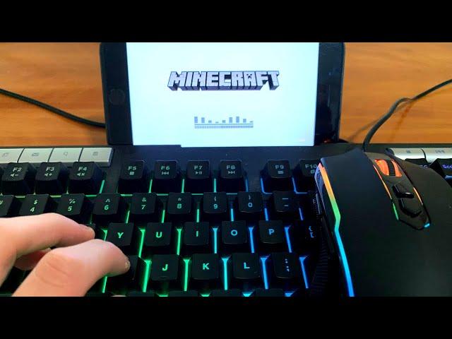 DESTROYING Kids in Minecraft PE Servers with a KEYBOARD and MOUSE