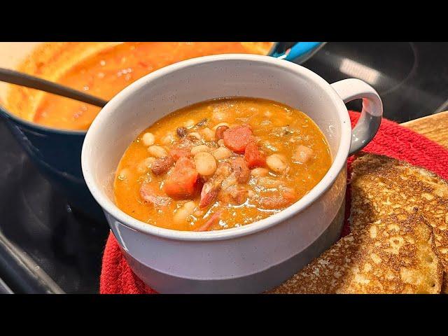 Hearty 15 Bean Soup Recipe with Ham Hock | Easy and Delicious!