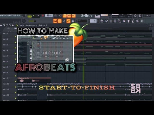 How To Make Guitar Afrobeats From Scratch | FL Studio Tutorials | START-TO-FINISH #afrobeat