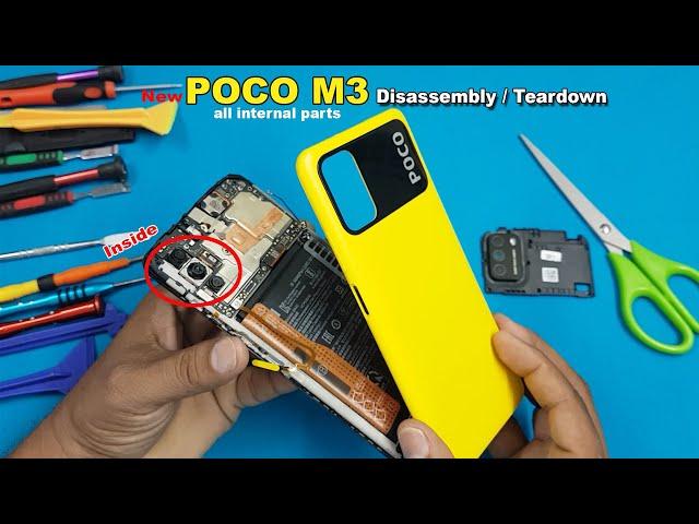 POCO M3 Disassembly || POCO M3 Teardown ||  How to open POCO M3 / POCO M3 Repair Video Review