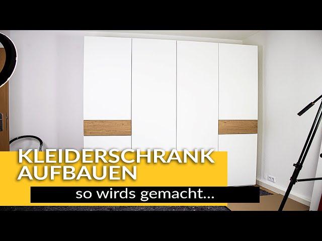 So wird ein Kleiderschrank richtig aufgebaut | meine möbelmanufaktur