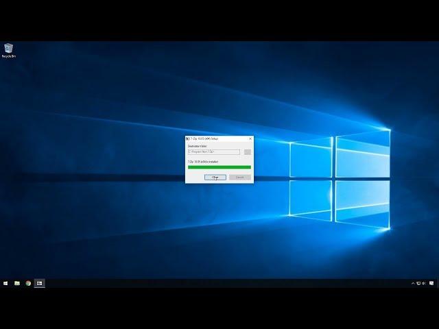 How To Install 7-Zip in Windows 10