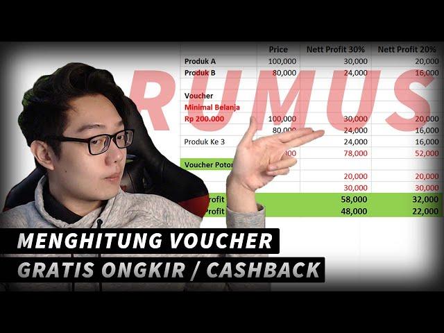 Rumus Efektif & Anti Boncos Cara Menghitung " Voucher Gratis Ongkir / Cashback " Jualan Online