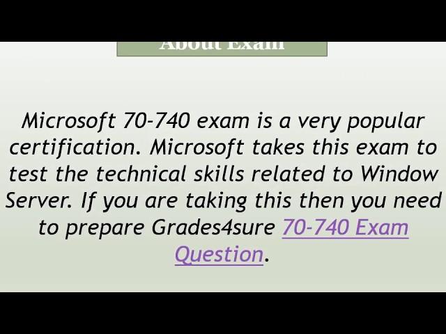 70-740 Exams Questions