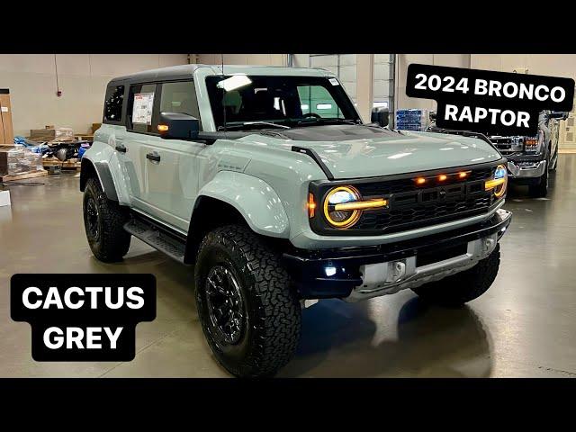 2024 Ford Bronco Raptor Cactus Grey  (Updated Fender Paint Matched) 