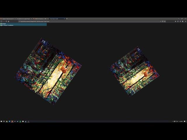 WebGL Simple Screen Coordinate Demo