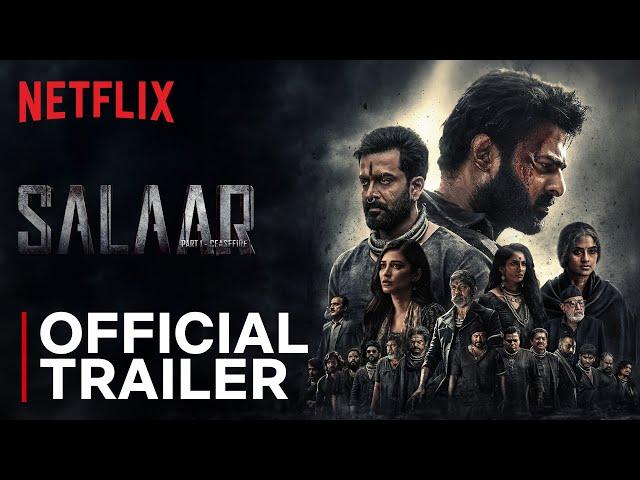 Salaar | Official Trailer | Prabhas | Prithviraj | Shruti Haasan | 20th Jan | Netflix India