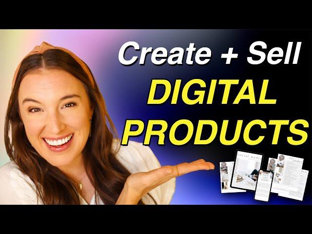 How to Sell Digital Products Online in 2024  (step-by-step beginners tutorial)