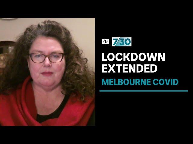 Catherine Bennett discusses Victoria's extended lockdown | 7.30