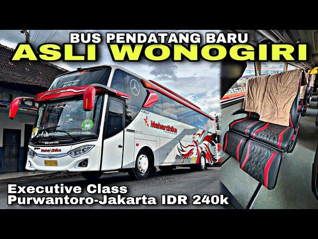 Mencoba Layanan Executive Class Dari Bus Pendatang Baru Asli Wonogiri ️| trip Mahardhika GA 715 412