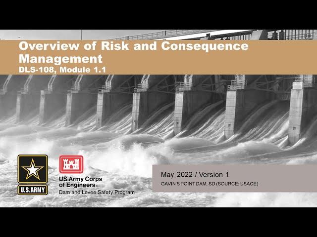 DLS-108: 1.1 Overview of Risk and Consequence Management