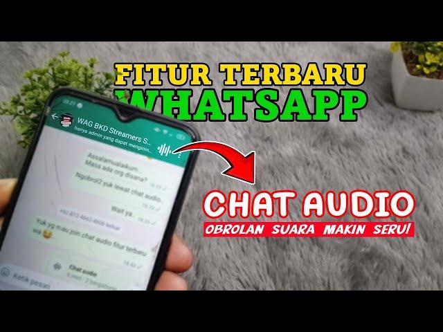 Cara Menggunakan Chat Audio WhatsApp Group | Fitur WA Terbaru | BKD tutorials