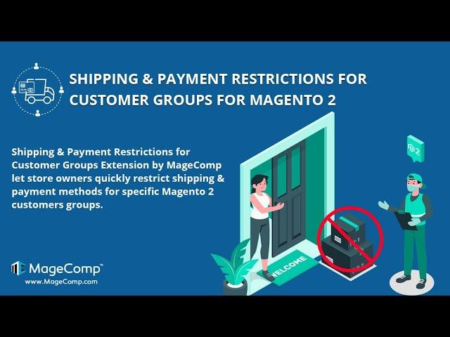 Shipping & Payment Restrictions for Customer Groups Extension for Magento 2