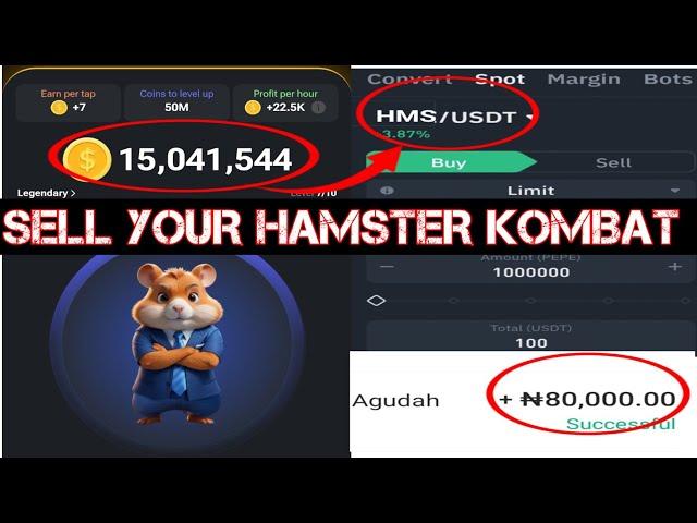 HOW TO SELL AND WITHDRAW HAMSTER KOMBAT TOKEN