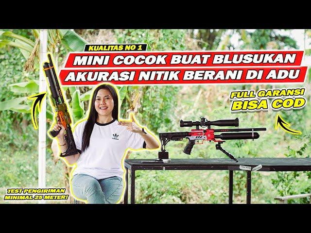 MINI COCOK BUAT BLUSUKAN!! TES AKURASI SENAPAN PCP BOCAP PREDATOR MINI AKURASI NITIK SIAP BERBURU!