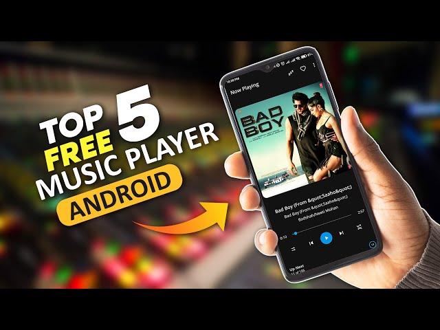 Top 5 Best FREE Music Player Apps for Android 2024 | No Ads, High-Quality Sound!