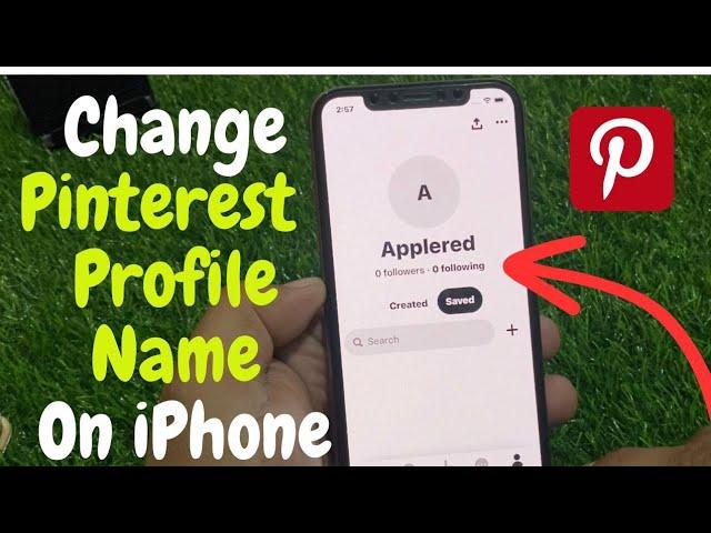 How To Change Pinterest Profile Name On iPhone (Tutorial)