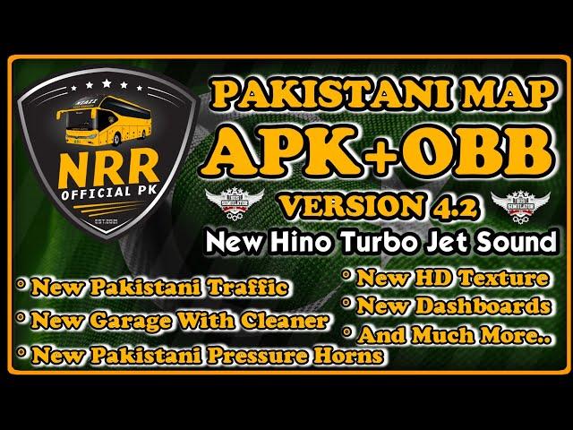 Pakistani Map Mod APK+ OBB || New Updated Game 4.2 || Bussid Update 4.2 || NRR