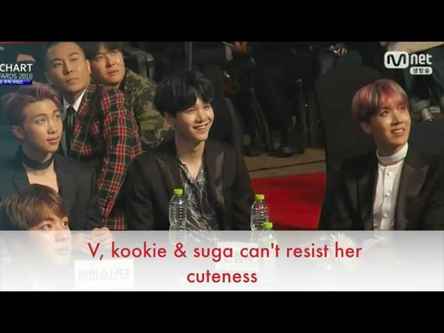 Bts Jungkook, Taehyung and Suga's Reaction To lisa's cute speech @GAON CHARTS AWARDS 2017 FMV