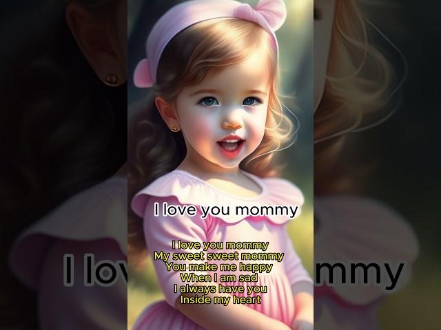 #Short I love you mommy - English For Kids - English Song