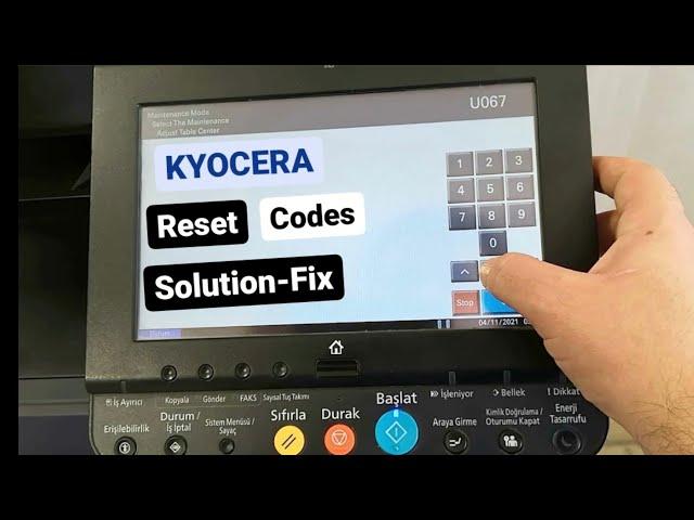 ALL KYOCERA RESET CODE Settings and Admin Consol Solution Fix Taskalfa 4012 4002 1120 2735 306 3040