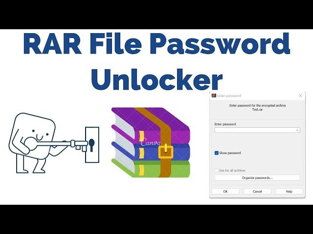 How to Recover RAR File Password - WinRAR Password Unlock | Open  Zip File Without Password [2024].