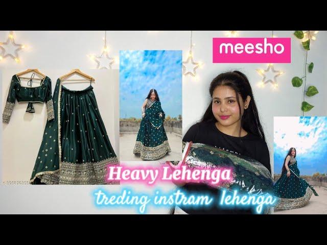 best lehenga from meesho  || meesho lehenga || meesho find || anutechnology