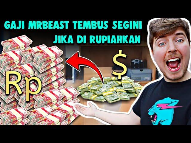 Gila Gaji MrBeast Dari YouTube Jika Di Rupiahkan Tembus Segini