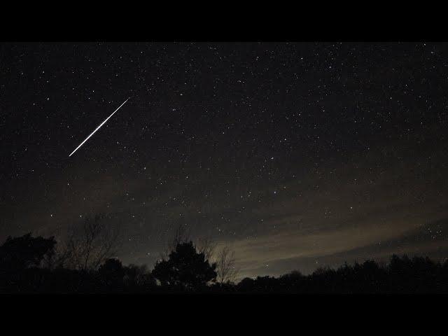 Geminid Meteor Shower 2023 Highlights - Real Time 4k
