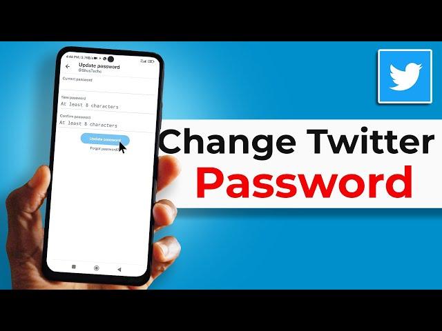 How To Change Your Twitter Password (Android)