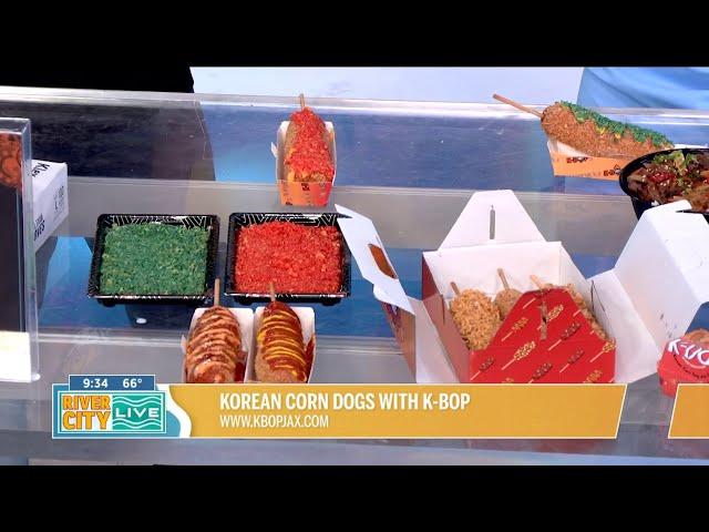 A fresh twist on an American classic.  Korean Corn Dogs from K-Bop