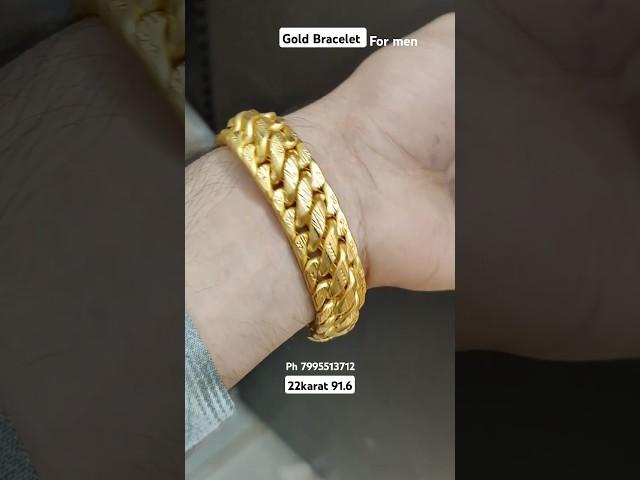 Gold Bracelet for men exclusive custom-made in 100grams 22karat gold