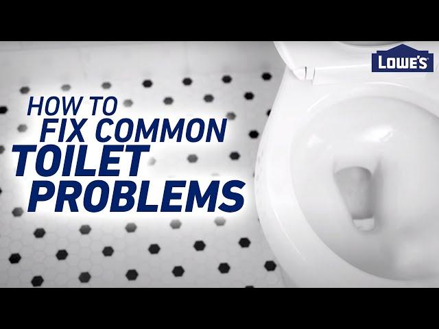 How To Fix Common Toilet Problems