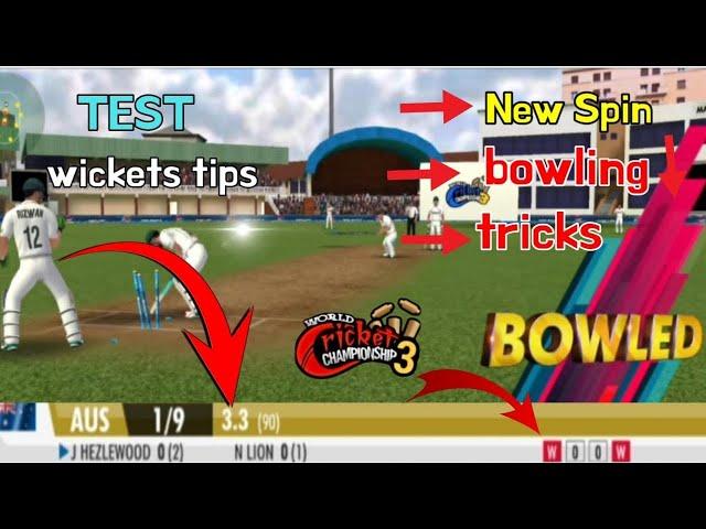 The wcc3 New spin Bowling tricks How to take wickets tips wcc3 