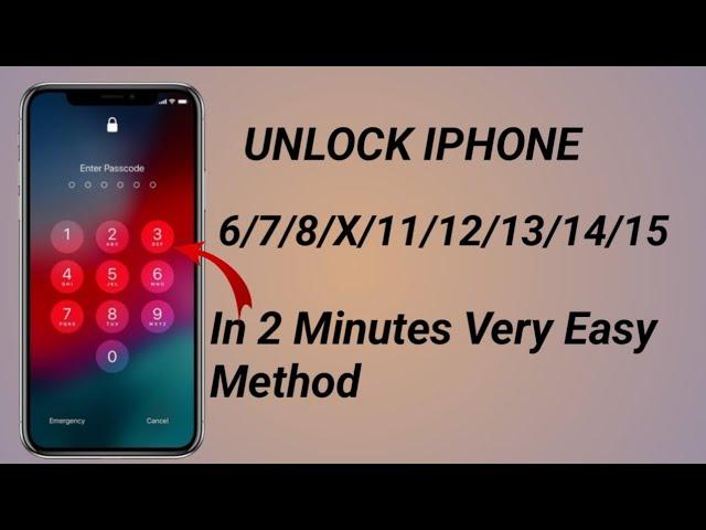 Forgot iPhone Passcode Unlock In 2 Minutes | How to Unlock iPhone Without Computer