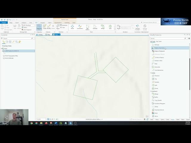 Construct Polygons from Lines ArcGIS Pro