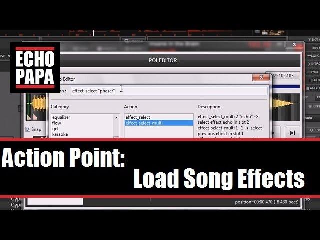 Virtual DJ 8: Actions Points - Load Effects