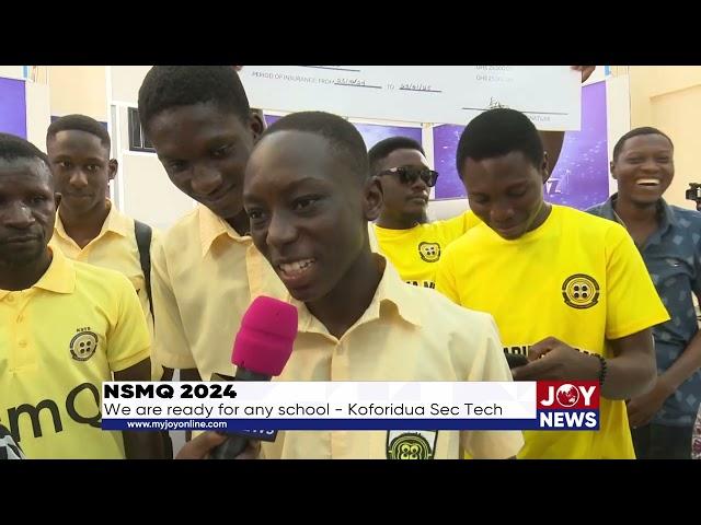 NSMQ 2024: We are ready for any school - Koforidua Sec Tech