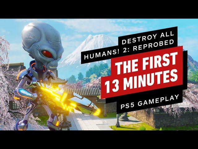 The First 13 Minutes of Destroy All Humans! 2 - Reprobed PS5 Gameplay