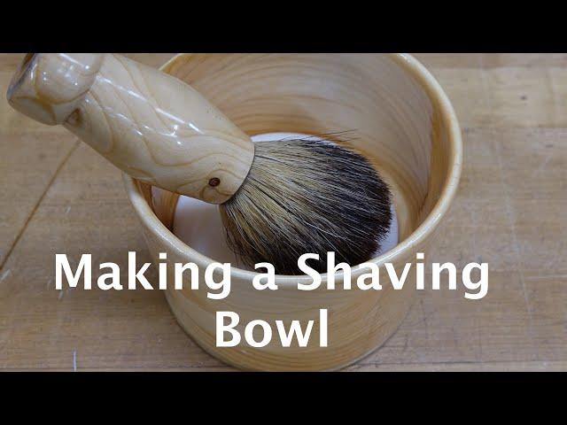 Making a Shaving Bowl