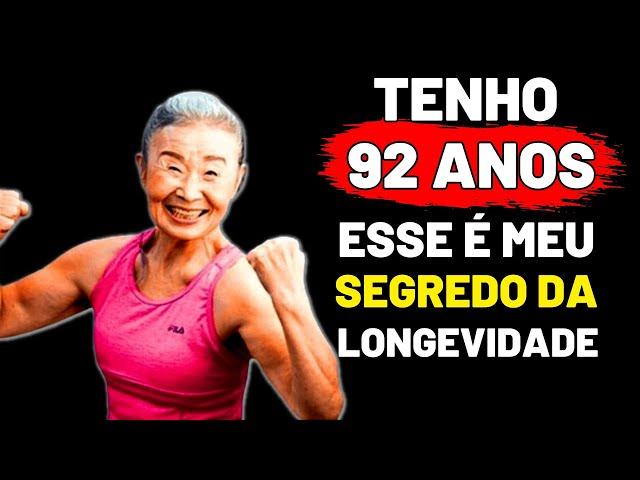 Takishima Mika (92 anos) Como de Tudo e não fico VELHA! a personal Trainer Mais velha do japão