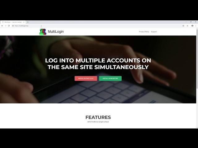 Multi Login - Using websites with multiple accounts at the same time is made easy