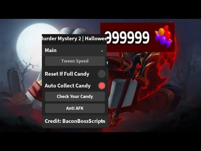 [UPDATE 1] Murder Mystery 2 | Halloween OP SCRIPT (BETTER COLLECT CANDY - NO KICK - CHECK CANDY)