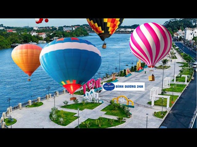 Experience the MOST COLORFUL Hot Air Balloon Festival in Thủ Dầu Một 2025!