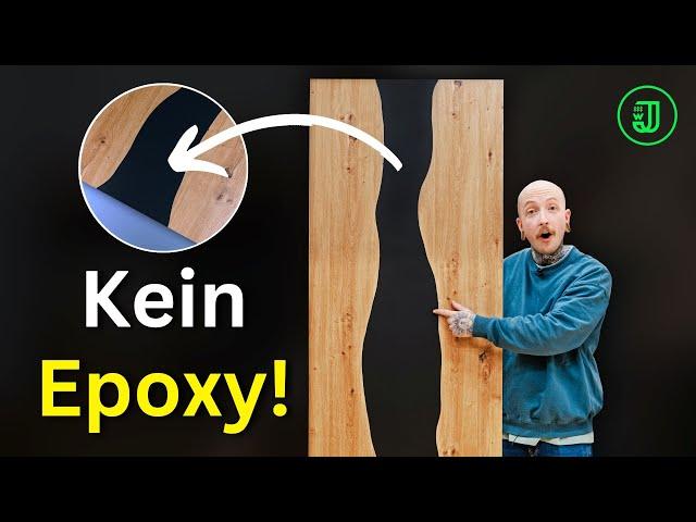 538 Euro gespart!  So baust du dir einen RIVER TABLE - ganz OHNE Epoxy! | Jonas Winkler