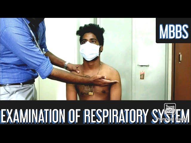 Examination of Respiratory System (Full) | MBBS | English/Hindi | Physiology Practical | MUHS |